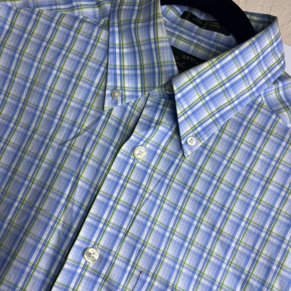 Vintage Orvis Charles Orvis Button Down Shirt Plaid Cotton M Gorpcare Outdoor